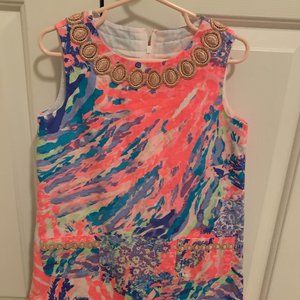 [SOLD] Girls Lilly Pulitzer Shift Dress - Size 5